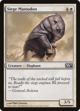 Mastodonte do Cerco / Siege Mastodon - Magic: The Gathering - MoxLand
